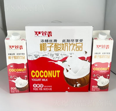 知谷香椰子酸奶飲品發(fā)酵酸奶960gX6