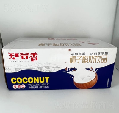 知谷香椰子酸奶飲品發(fā)酵酸奶460gX15