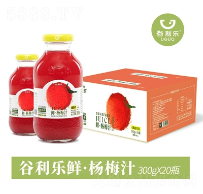 谷利樂(lè)楊梅汁果汁飲料300g×20瓶