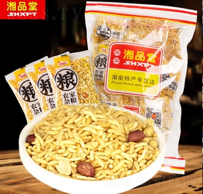 湘品堂瀏鄉(xiāng)炒米農(nóng)家雜糧粗糧湖南瀏陽特產(chǎn)糯米膨化零食