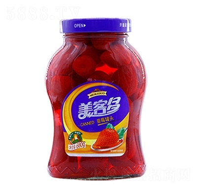美客多草莓罐頭招商代理