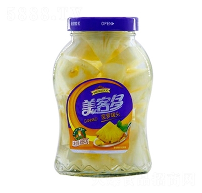 美客多菠蘿罐頭招商代理