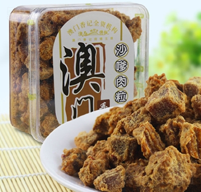 澳凼食品澳門風(fēng)味沙爹肉粒肉類零食休閑小吃