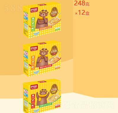 巴瑪熊多口味土豆泥240克