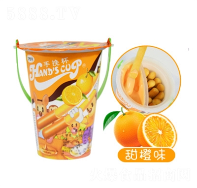 金得利手挽杯甜橙味休閑零食餅干糕點(diǎn)