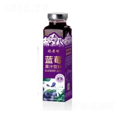 祝丹明藍莓果汁飲料招商