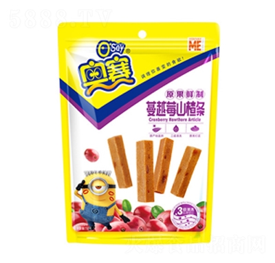 奧賽蔓越莓山楂條休閑零食蜜餞招商代理