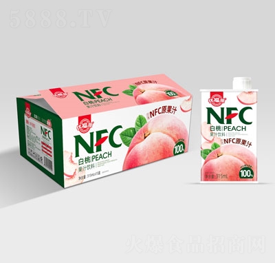優(yōu)福源NFC白桃果汁飲料315mlX15
