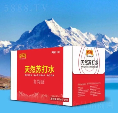 王老吉飲用天然蘇打水420mlX15瓶