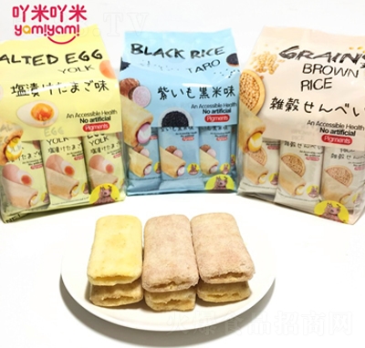 河馬莉糙米餅150g獨立包裝多口味休閑下午茶零食