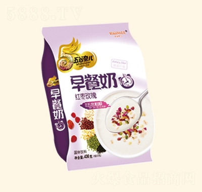 五谷奈兒436G紅棗玫瑰早餐奶沖飲品