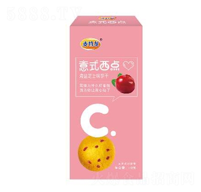 麥特龍意式西點(diǎn)散稱稱重餅干蔓越莓味108g