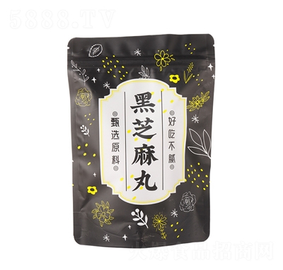 保合堂黑芝麻丸袋裝108克餅干糕點(diǎn)休閑零食