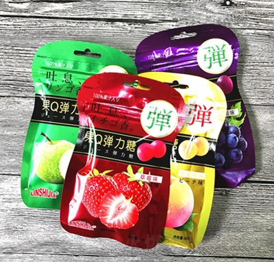 林食佳果Q彈力糖多口味48克QQ彈彈好滋味果味糖果袋裝零食