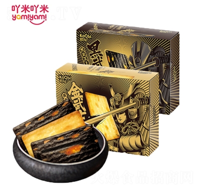 酷秘武士黑金黃金芝士脆108g商超貨源獨(dú)立小包裝零食餅干