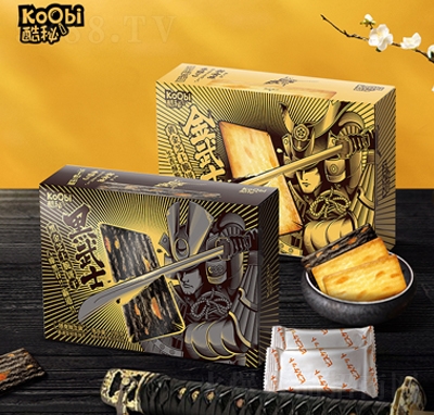 酷秘武士黑金黃金芝士脆108g多口味商超貨源獨(dú)立小包裝零食餅干
