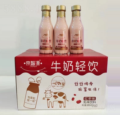 京智源紅棗味乳味飲料450mlX15