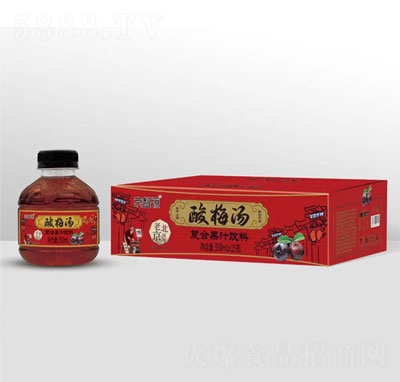 京智源酸梅湯復(fù)合果汁飲料350mlX15