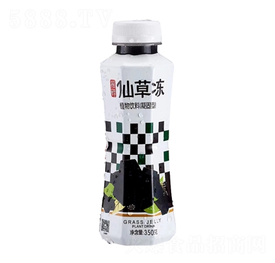 搖碎仙草凍植物飲料350克