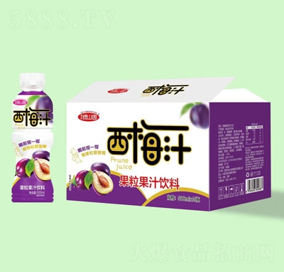 綠山園果粒果汁飲料西梅汁500ml×15瓶