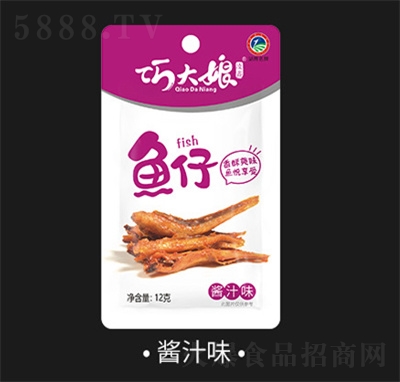 巧大娘小魚仔湖南特產休閑小零食小魚仔魚干醬汁味