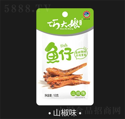 巧大娘小魚仔湖南特產休閑小零食小魚仔魚干山椒味