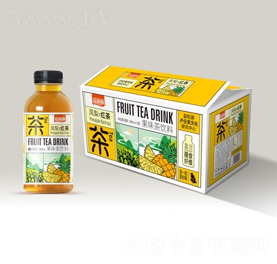 益和源鳳梨紅茶果味茶飲料500mlX15