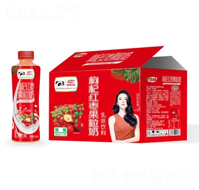 浩明枸杞紅棗果粒牛奶500mlX15