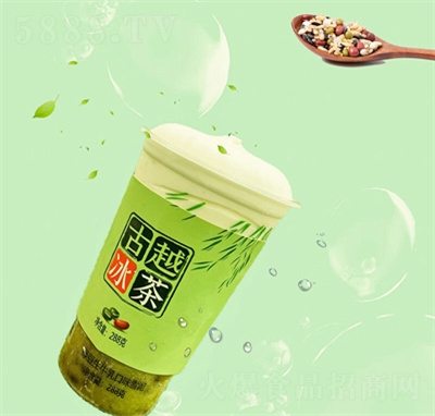 綠色兵種古越冰茶綠豆雪糕休閑食品