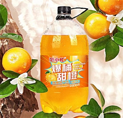 范小忙爆桶甜橙汽水飲料招商