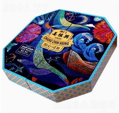 御莊園姜植興星月夢(mèng)幻中秋月餅禮盒12餅6味