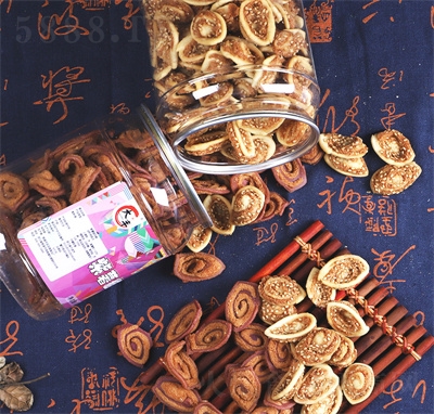 大豐懷舊小零食330g罐裝網(wǎng)紅貓耳酥紫薯芝麻招商