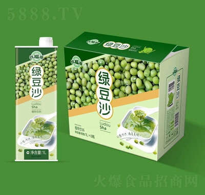 優(yōu)福源綠豆沙植物飲料1LX6