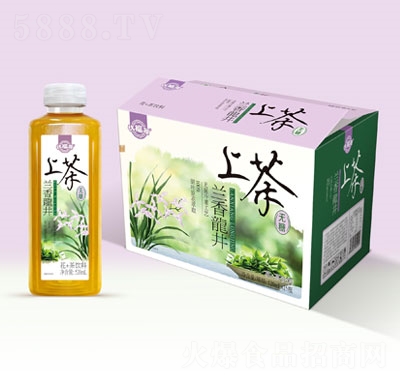 優(yōu)福源蘭香龍井花茶飲料520mlX15瓶