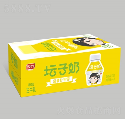 致養(yǎng)壇子奶香蕉味乳飲料208mlX15瓶招商