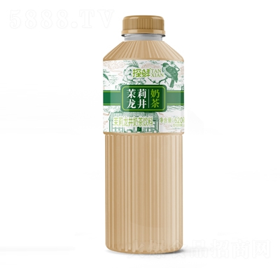 探鮮茉莉龍井奶茶飲料620ml