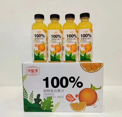 京智源復(fù)合果汁甜橙汁500ml×15