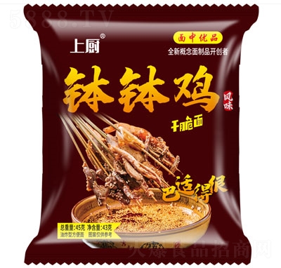 上廚缽缽雞干脆面45g