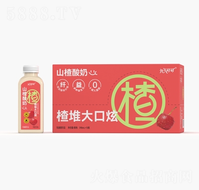 益和源山楂酸奶飲品398ml×15