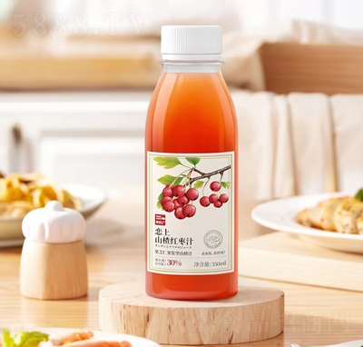 果芝仁果漿型山楂汁350ml