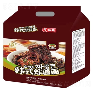 金翅鳥高配拌面韓式炸醬面140克×5