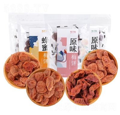 梅子集透明袋裝蜂蜜梅餅原味話梅陳皮老梅干單片獨(dú)立休閑零食蜜餞
