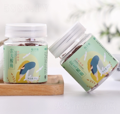 梅子集農(nóng)夫酸梅90g罐裝話梅酸梅情人梅青梅蜜餞休閑零食整箱批發(fā)