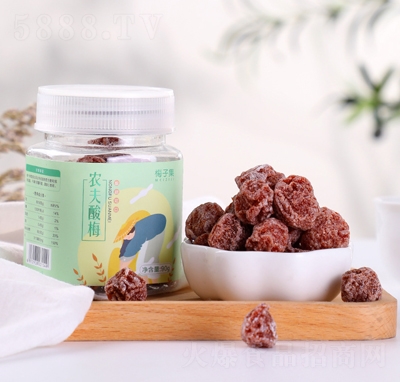 梅子集梅子果干蜜餞組合農(nóng)夫酸梅90克罐裝休閑零食