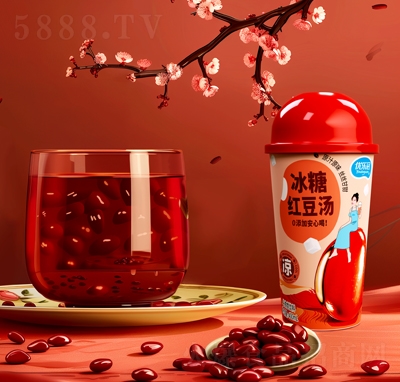 優(yōu)樂冠冰糖紅豆湯谷物類飲料400ml