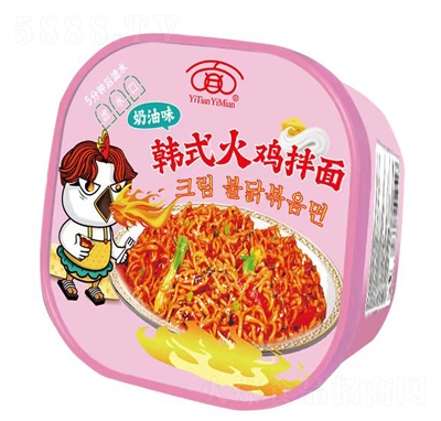 一天一面盒裝拌面韓式火雞拌面120g