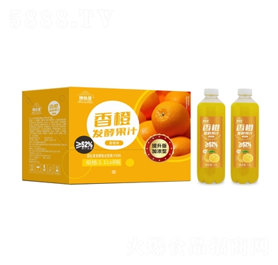 維他星香橙味益生菌發(fā)酵復(fù)合型果汁飲料1.1升X8瓶