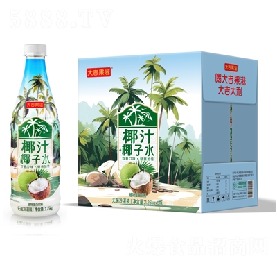 �󼪹���Ҭ֭+Ҭ��ˮֲ�ﵰ�����1.25kgX6ƿ