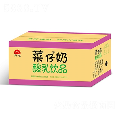 貝奇菜仔奶酸乳飲品箱裝
