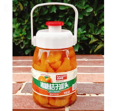 潤(rùn)養(yǎng)季冰糖桔子罐頭水果罐頭666g